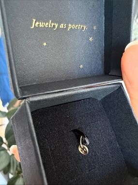 Jenny Slate x Catbird Button of Admiration Charm CATBIRD tiny gold Button charm